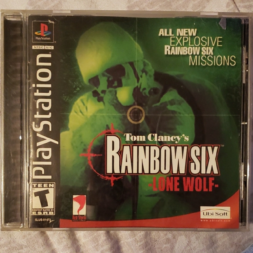 Tom Clancy's Rainbow Six: Lone Wolf for PlayStation - Green Cover
